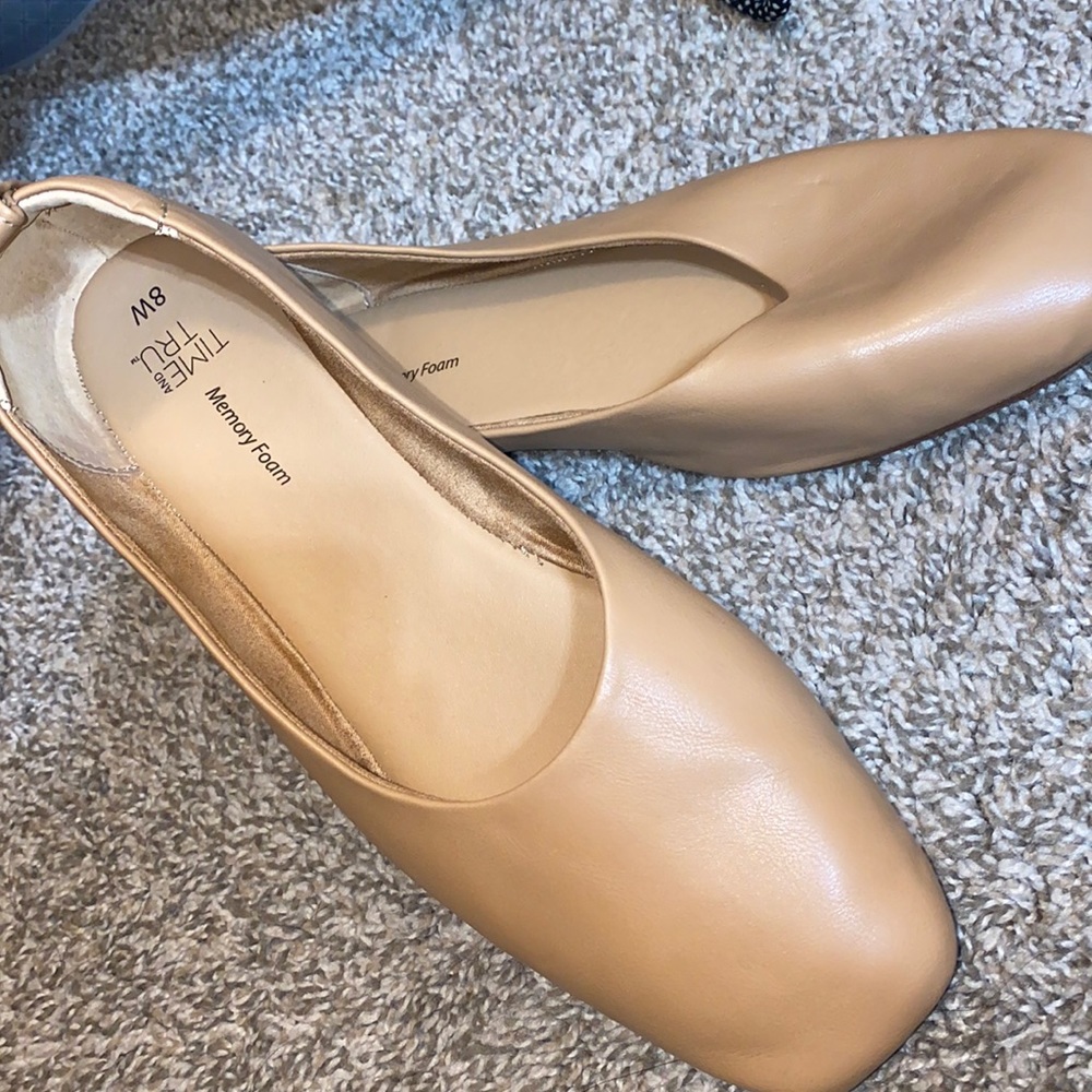 Tru time memory foam slip ons